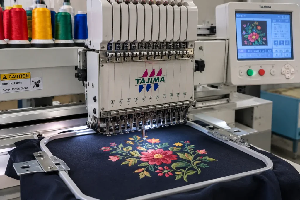 1. The Industrial Embroidery Production Line Workflow
